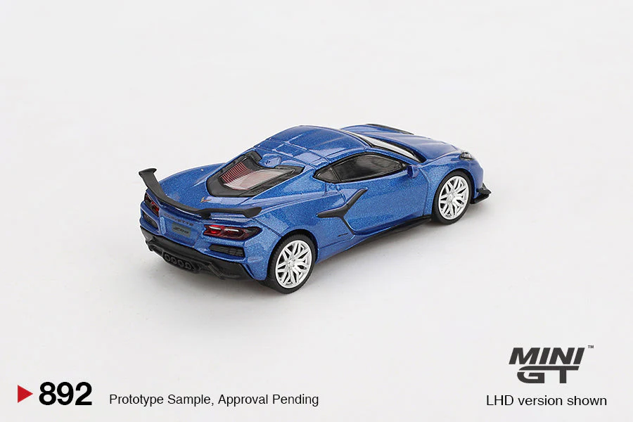 Mini GT - Chevrolet Corvette Z06 2023 Elkhart Lake Blue Metallic - Scala 1/64 MGT00892-L - Image 3
