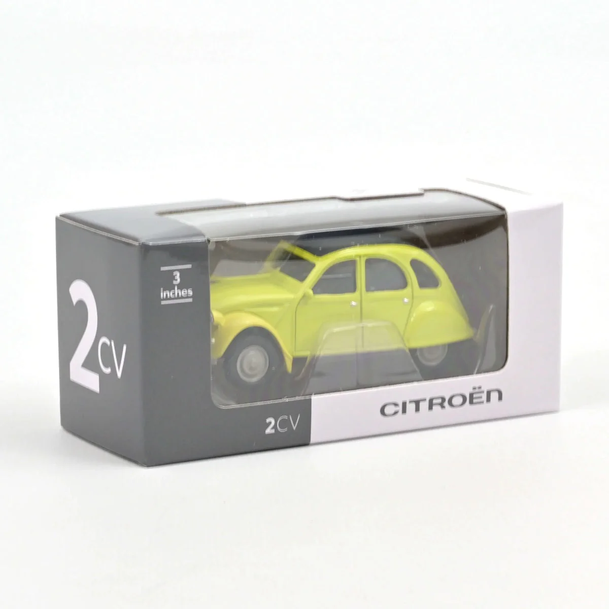 Norev - Citroen 2CV 1978 Cedrat Yellow - Scala 1/64 Circa - Image 3