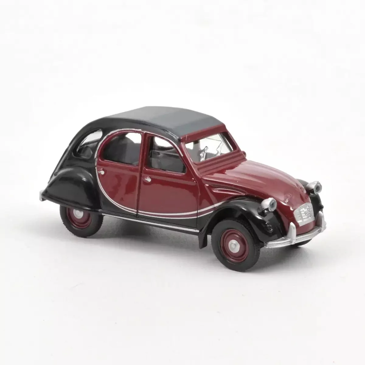 Norev - Citroen 2CV Charleston 1982 Red and Black - Scala 1/64 Circa