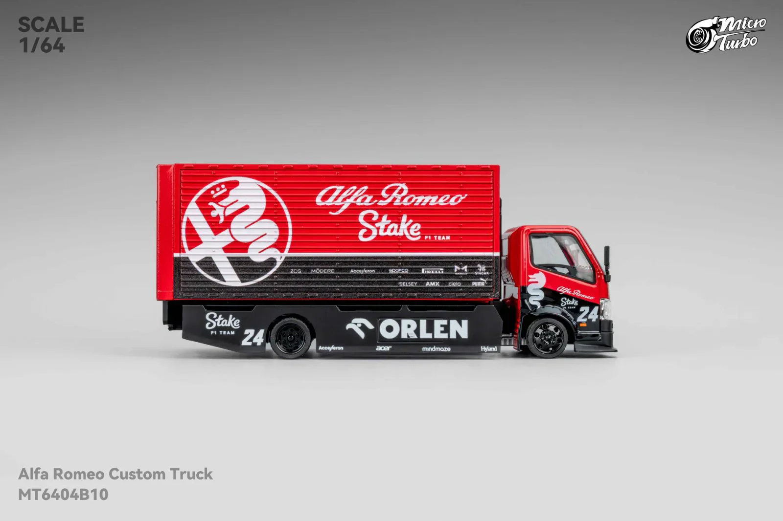 Microturbo - Custom Box Truck - Alfa Romeo Livery - Scala 1/64 - Image 5