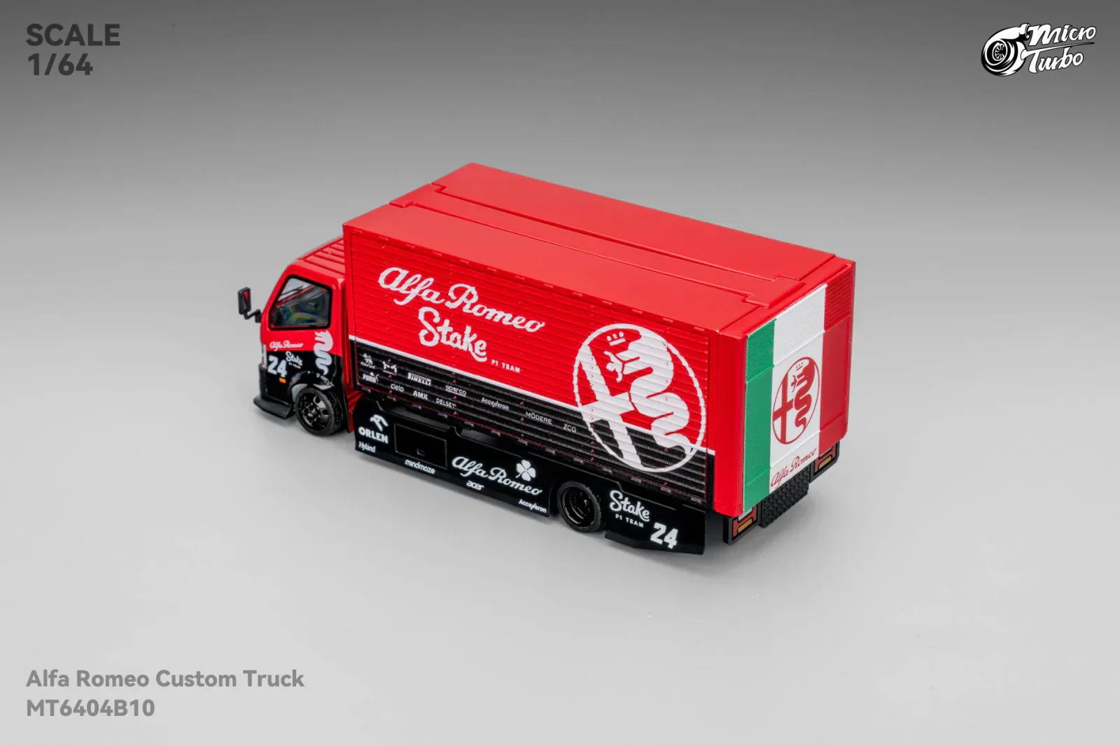 Microturbo - Custom Box Truck - Alfa Romeo Livery - Scala 1/64 - Image 6