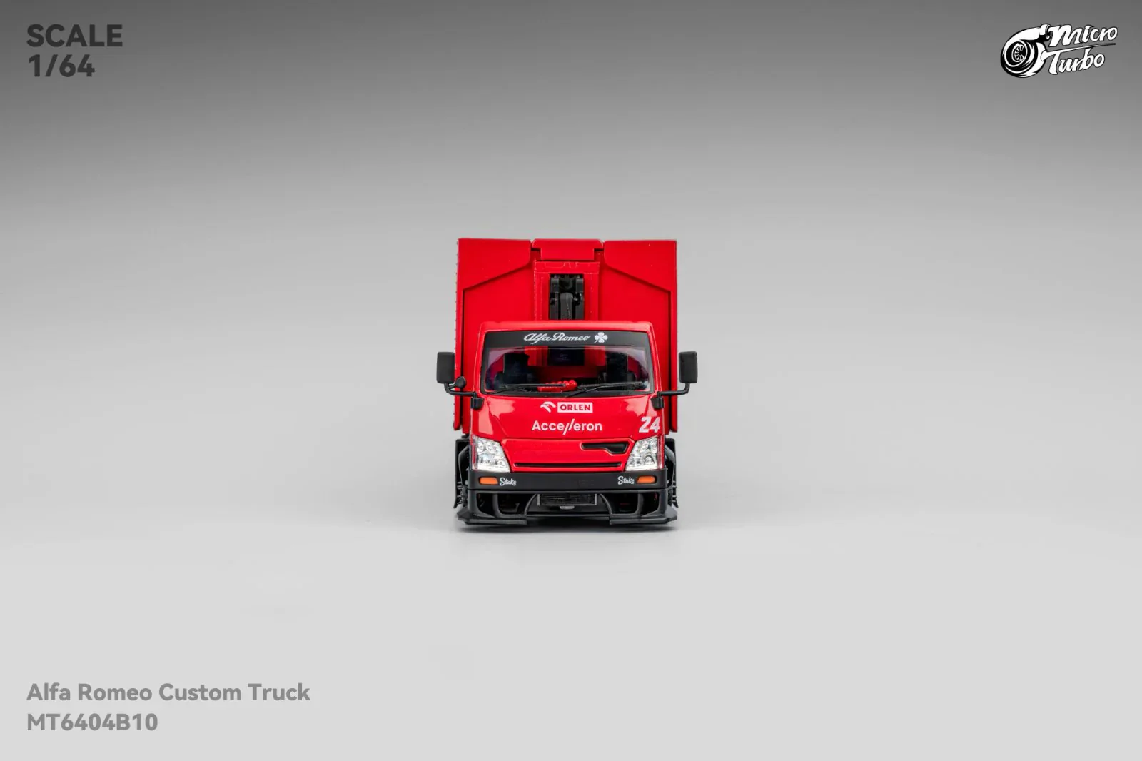Microturbo - Custom Box Truck - Alfa Romeo Livery - Scala 1/64 - Image 7