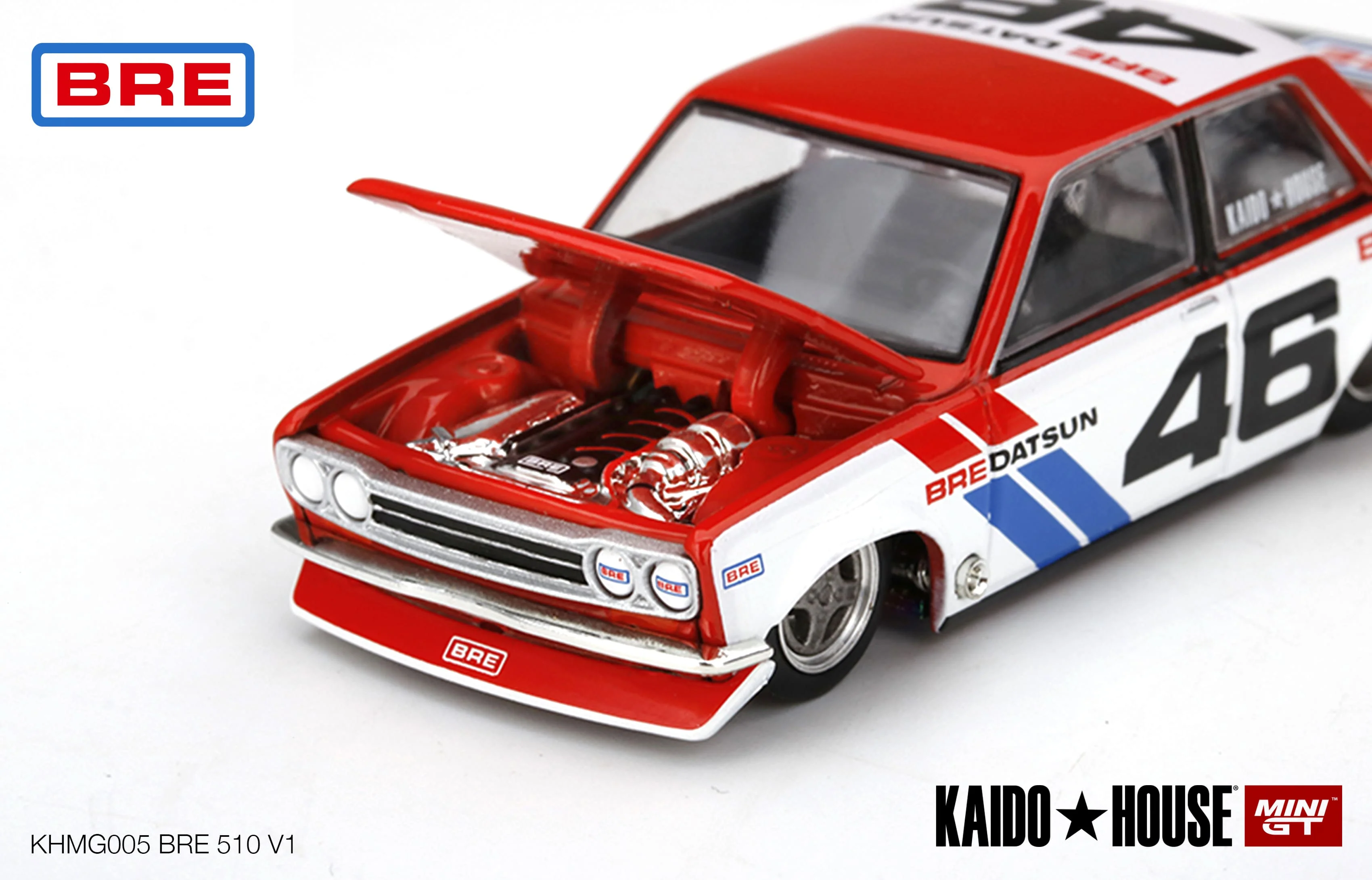 Mini GT - Datsun 510 Pro Street BRE510 V1 - KAIDO HOUSE - Scala 1/64 KHMG005 - Image 4