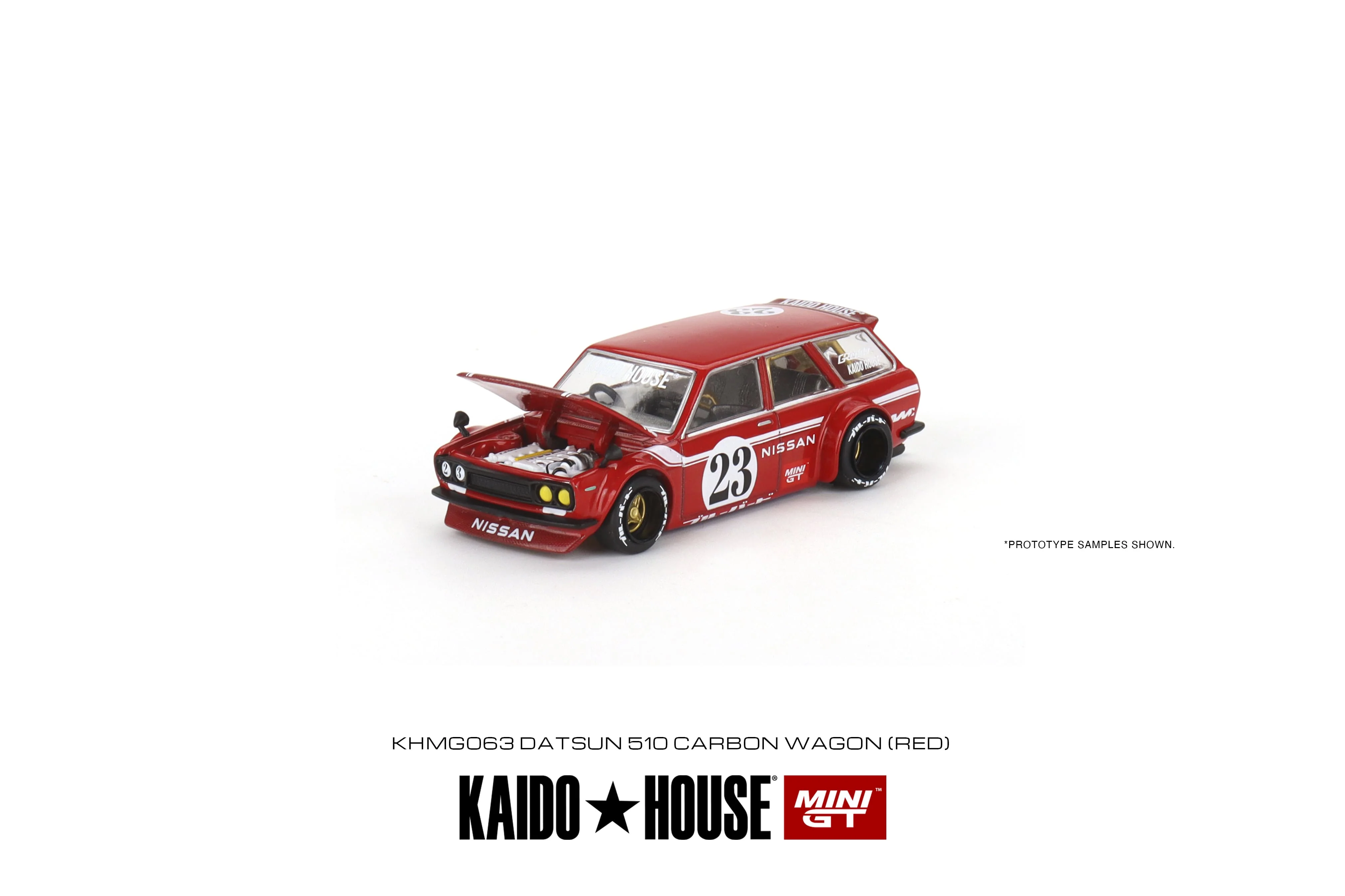 Mini GT - Datsun KAIDO 510 Wagon CARBON FIBER V2 - KAIDO HOUSE - Scala 1/64 KHMG063 - Image 2
