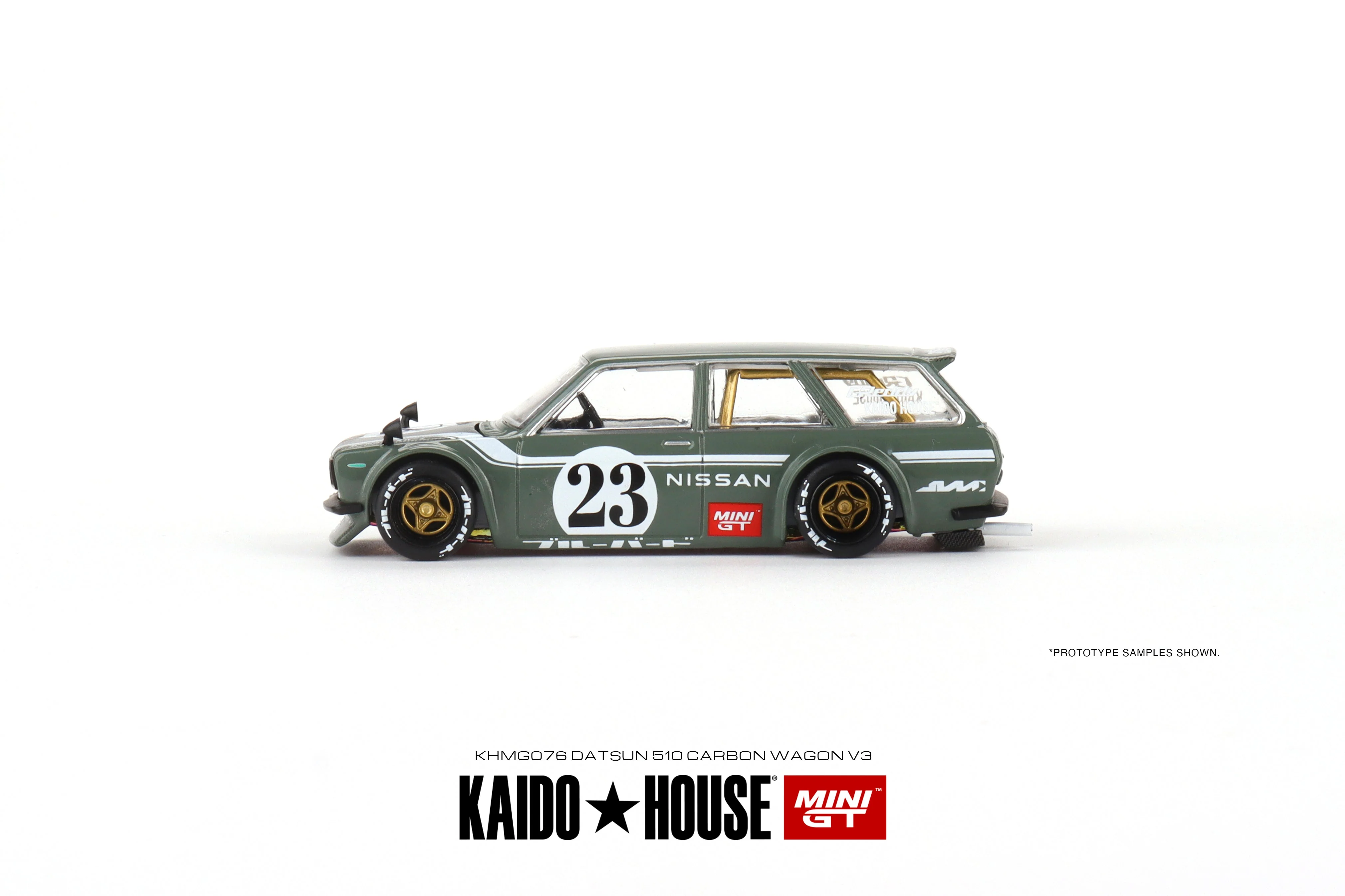 Mini GT - Datsun KAIDO 510 Wagon CARBON FIBER V3 - KAIDO HOUSE - Scala 1/64 KHMG076 - Image 3