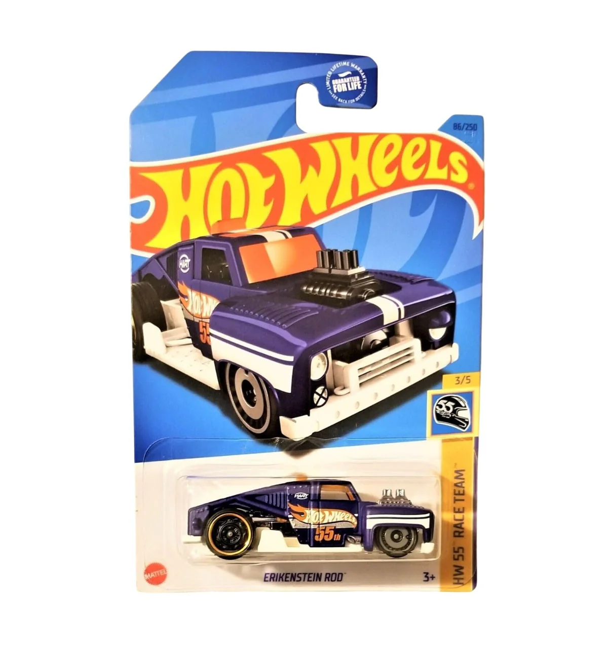 Hot Wheels - Erikenstein Rod - HW 55 Race Team 3/5 - Scala 1/64 Circa
