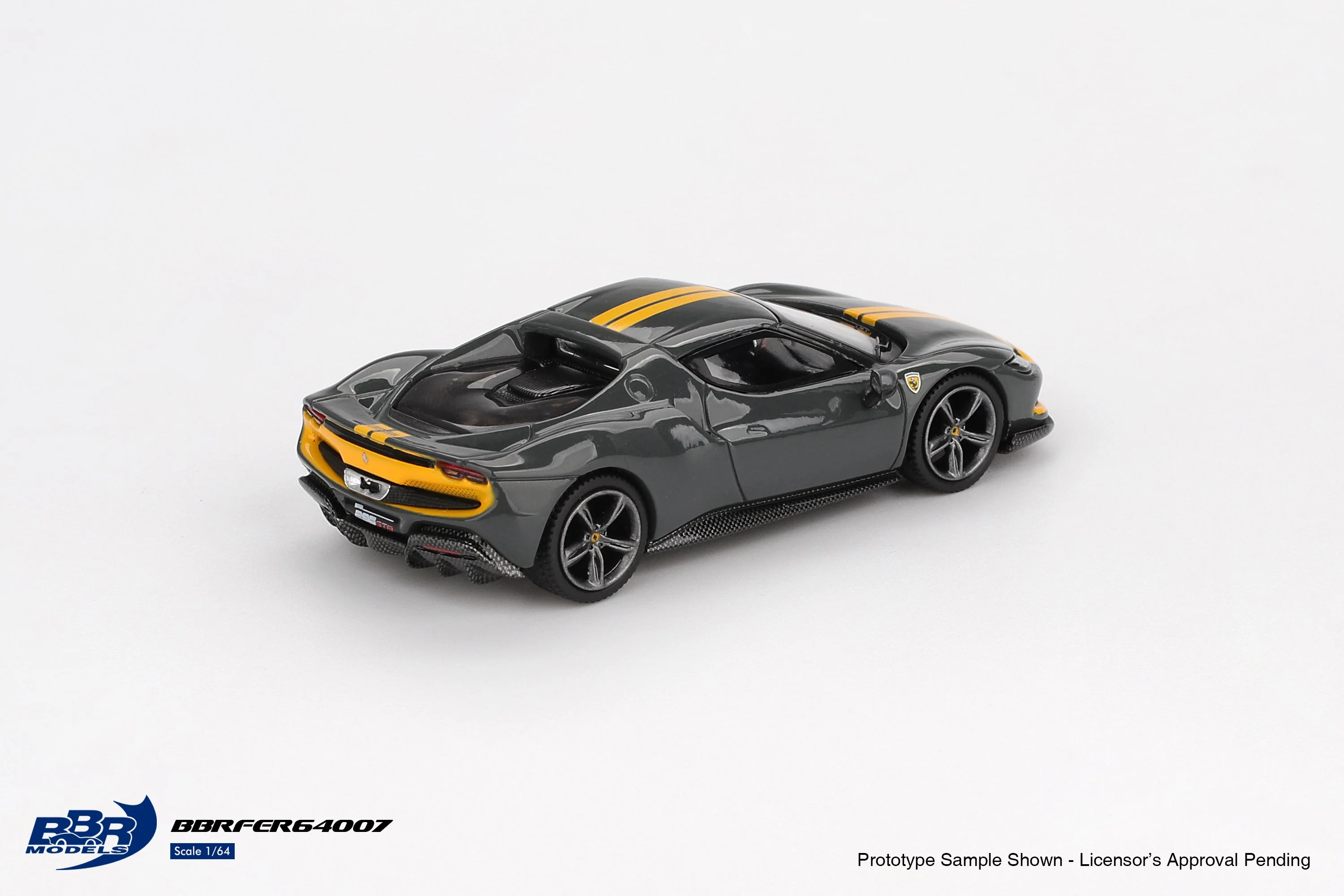 BBR Models - Ferrari 296 GTB Assetto Fiorano Grigio Scuro 2024 - Scala 1/64 BBRFER64007 - Image 2