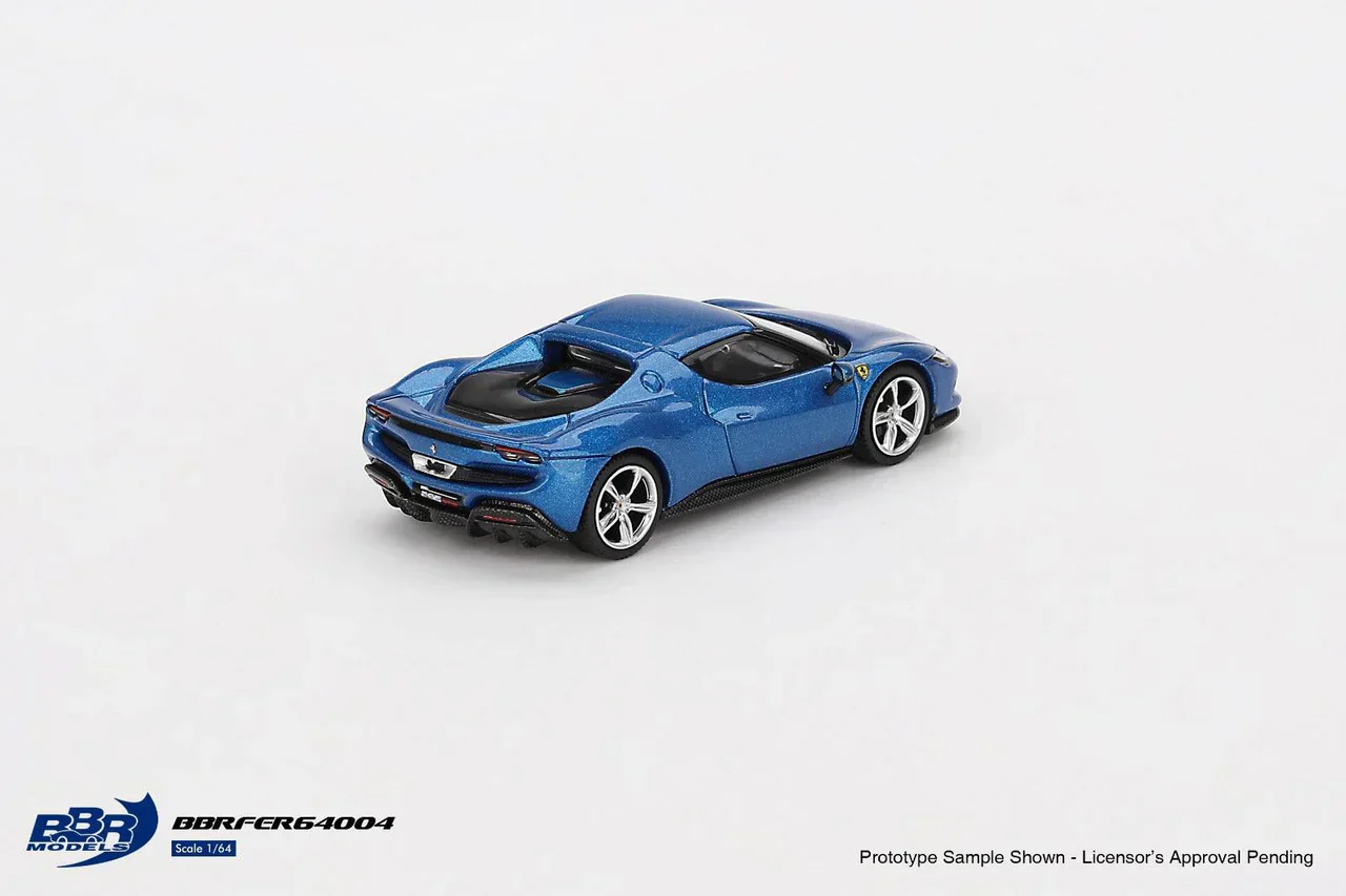 BBR Models - Ferrari 296 GTB Blu Corsa - Scala 1/64 BBRFER64004 - Image 2