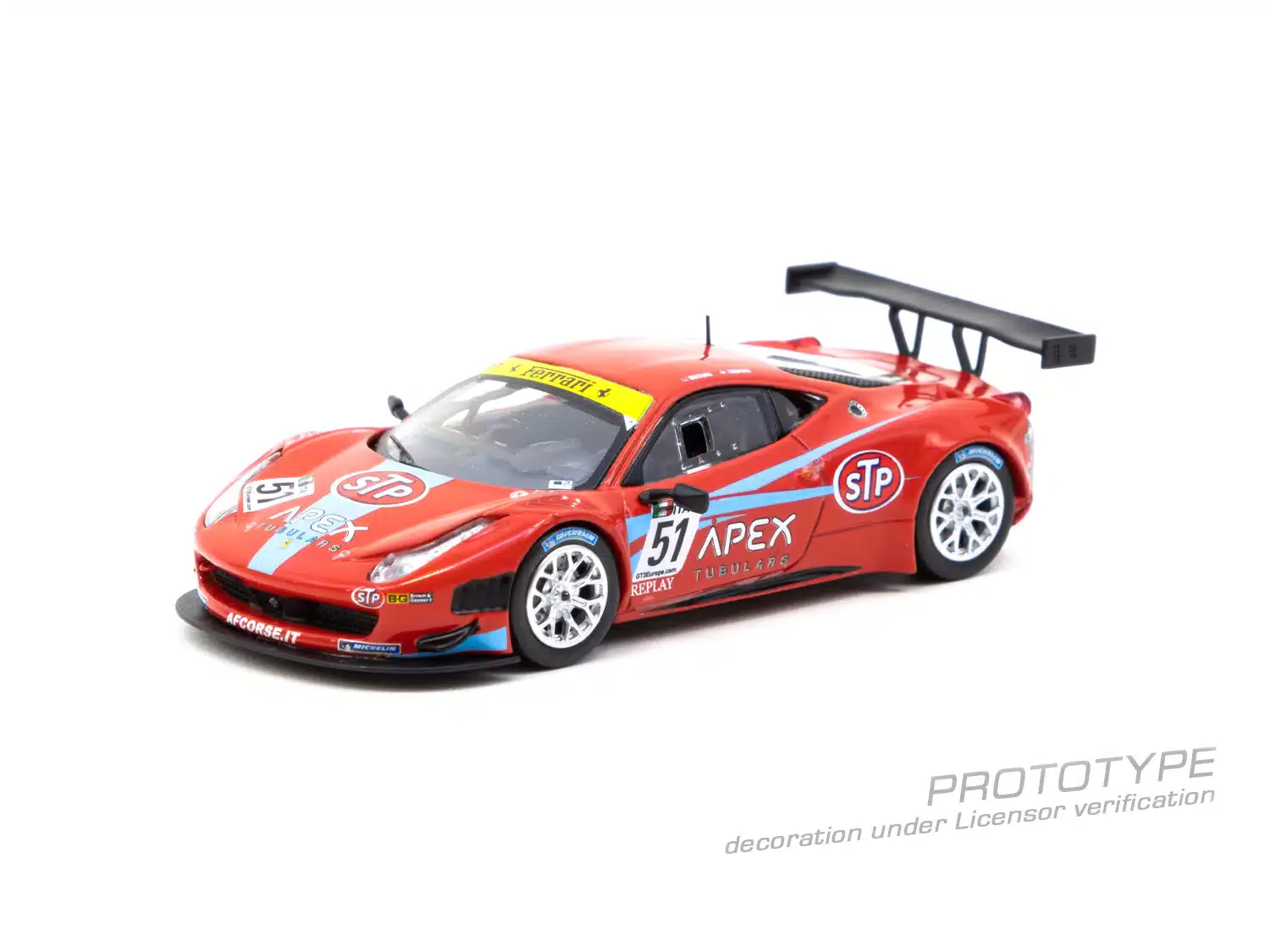 Tarmac Works - Ferrari 458 Italia GT3 FIA GT3 Europe 2011 - HOBBY64 - Scala 1/64 T64-073-11FGE51 - Image 2