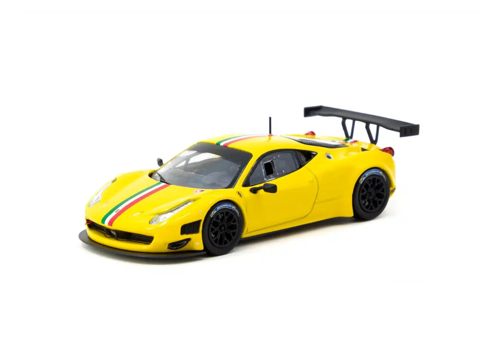 Tarmac Works - Ferrari 458 Italia GT3 Yellow - Works ROAD64 - Scala 1/64 T64R-073-YL - Image 2