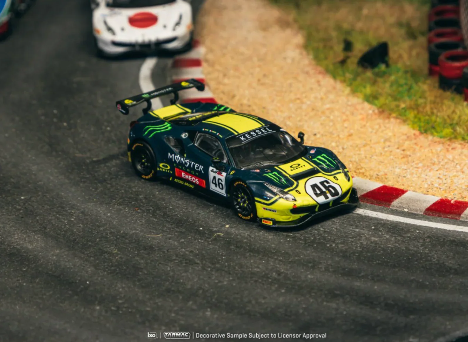 Tarmac Works - Ferrari 488 GT3 #46 Gulf 12 Hours 2019 - HOBBY64 - Scala 1/64 T64-072-19GUF46 - Image 7