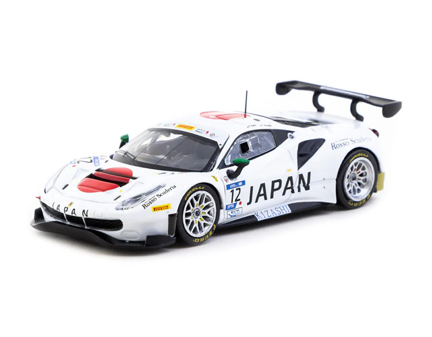 Tarmac Works - Ferrari 488 GT3 FIA GT Nations Cup 2018 T.Kondo / K.Seto Japan Limited Edition - HOBBY64 - Scala 1/64 T64-072-18GTN12 - Image 2
