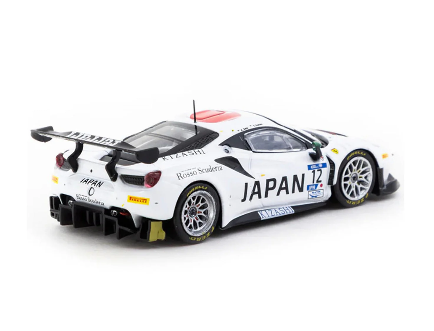 Tarmac Works - Ferrari 488 GT3 FIA GT Nations Cup 2018 T.Kondo / K.Seto Japan Limited Edition - HOBBY64 - Scala 1/64 T64-072-18GTN12 - Image 3