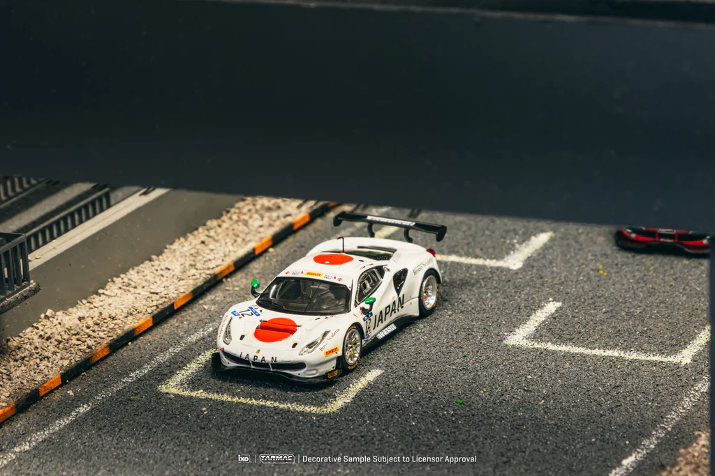 Tarmac Works - Ferrari 488 GT3 FIA GT Nations Cup 2018 T.Kondo / K.Seto Japan Limited Edition - HOBBY64 - Scala 1/64 T64-072-18GTN12 - Image 4