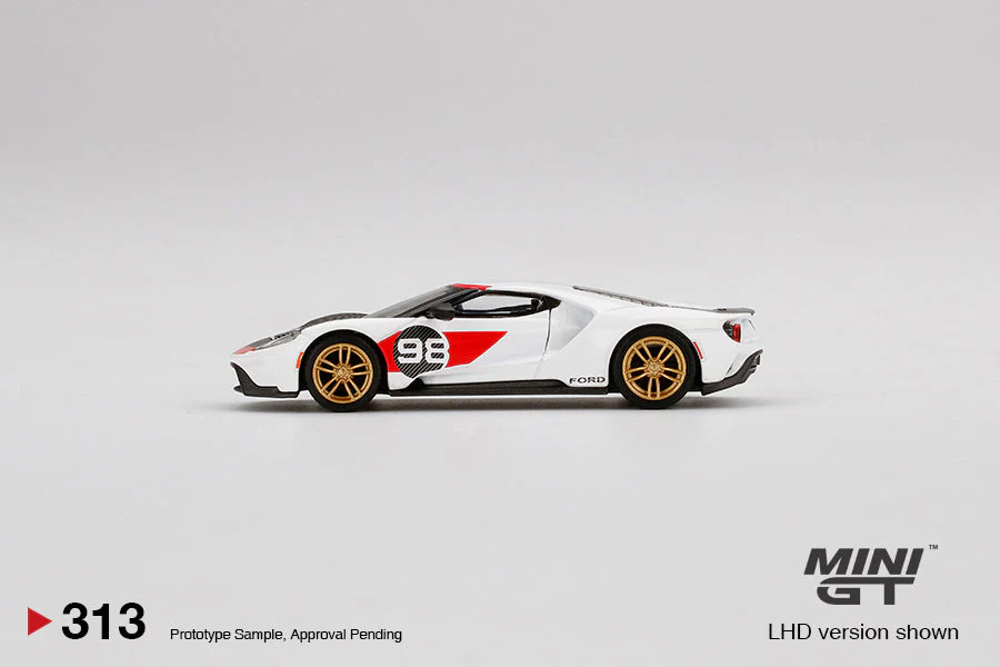 Mini GT - Ford GT 2021 Heritage Edition MiJo Exclusives - Scala 1/64 MGT00313-MJ - Image 5