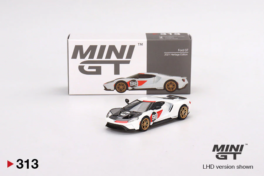 Mini GT - Ford GT 2021 Heritage Edition - Scala 1/64 MGT00313-L - Image 2