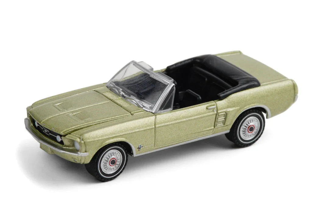 Greenlight - Ford Mustang Convertibile Sport Sprint 1967 Lime - Greenlight - Scala 1/64 - Image 2