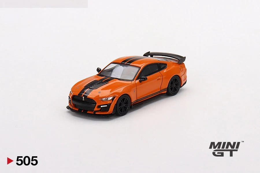 Mini GT - Ford Mustang Shelby GT500 Twister Orange - Scala 1/64 MGT00505 RDH - Image 3