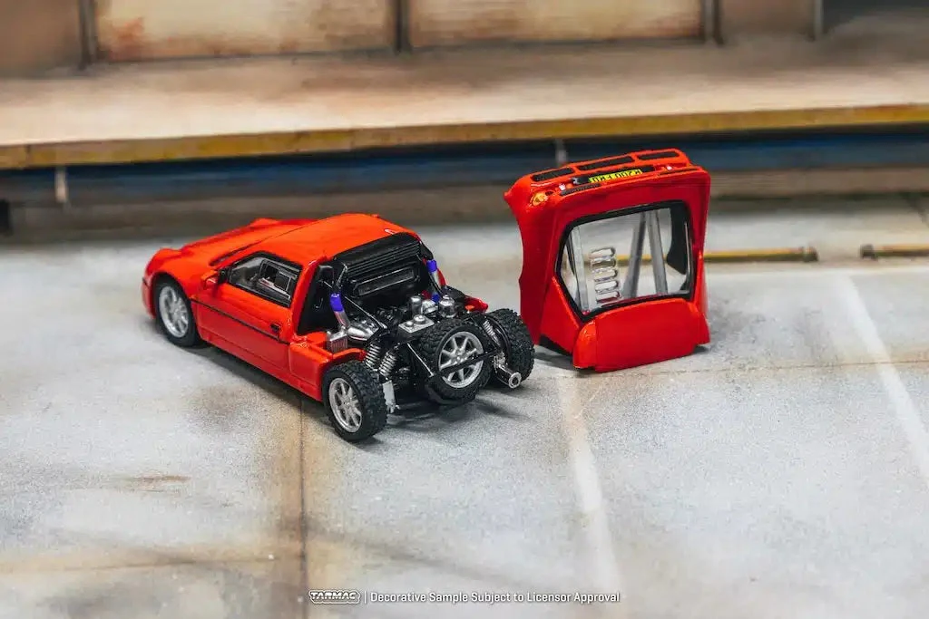 Tarmac Works - Ford RS200 Red - HOBBY64+ - Scala 1/64 T64PR-001-RE - Image 5