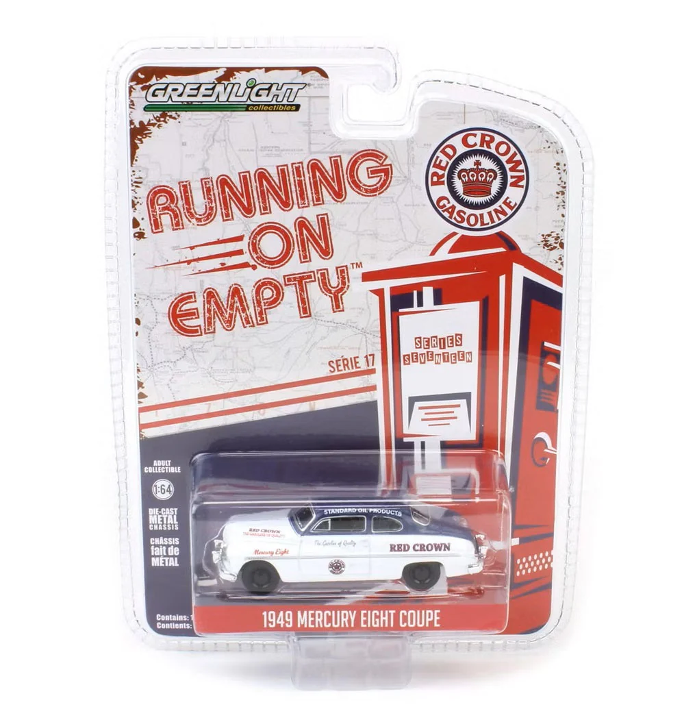 Greenlight - 1949 Mercury Eight Coupe Red Crown Series Running On Empty - Scala 1/64