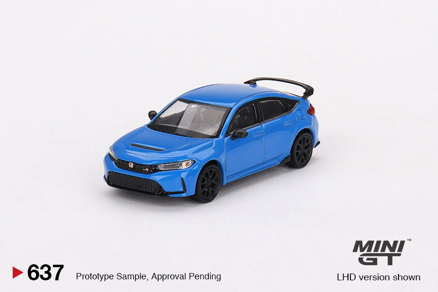 Mini GT - Honda Civic Type R Boost Blue Pearl 2023 RHD - Scala 1/64 MGT00637-R - Image 2
