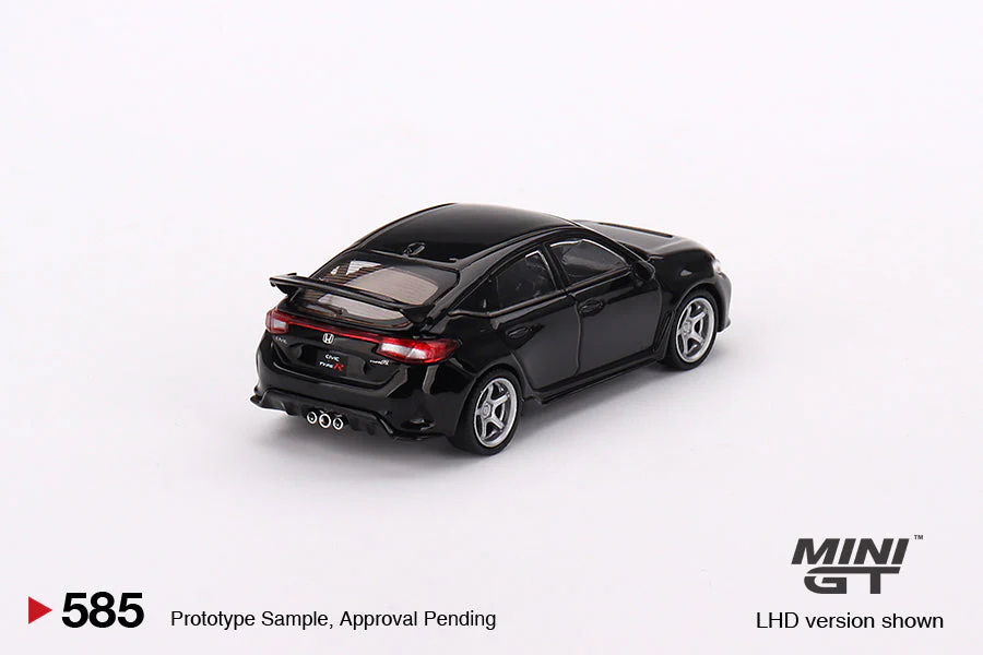 Mini GT - Honda Civic Type R Crystal Black Pearl 2023 W/ Advan GT Wheel - Scala 1/64 MGT00585 - Image 3