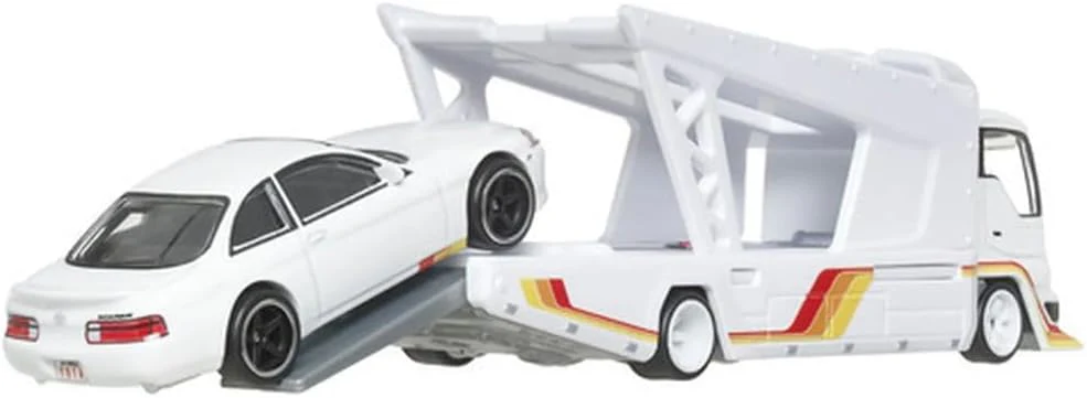 Hot Wheels Premium - Toyota Soarer + Kousoku Hauler - Series Car Culture Team Transport - Scala 1/64 - Image 2