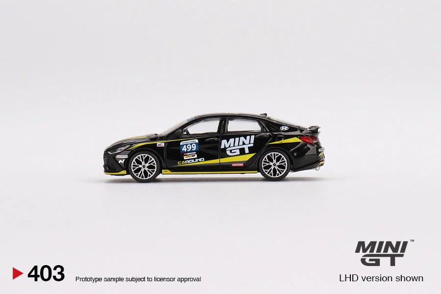 Mini GT - Hyundai Elantra N #499 Caround Racing Hyundai N-Festival - Scala 1/64 MGT00403 - Image 4