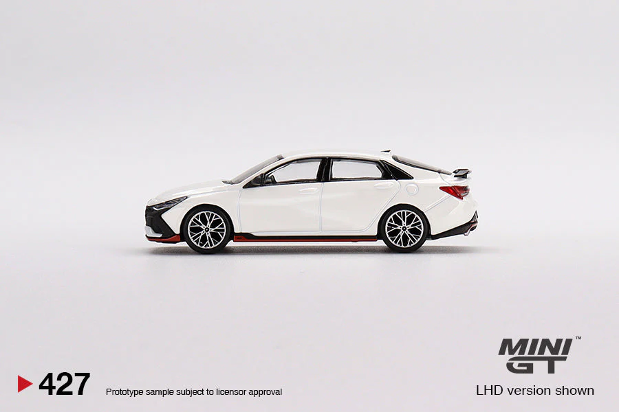 Mini GT - Hyundai Elantra N Ceramic White - Scala 1/64 MGT00427-L - Image 4
