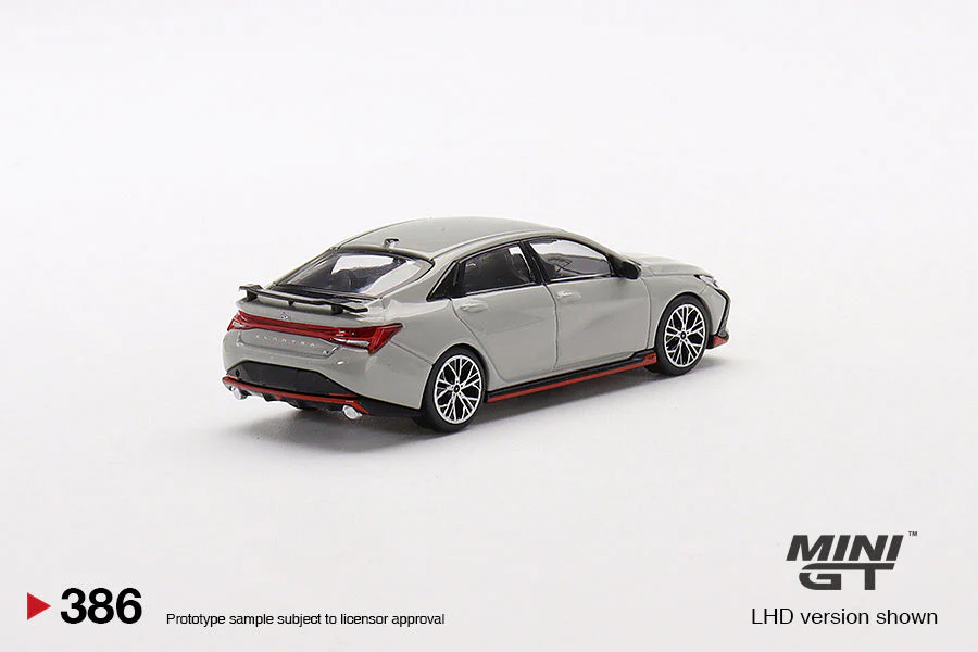 Mini Gt - Hyundai Elantra N Cyber Grey Metallic - Scala 1/64 MGT00386-L - Image 3