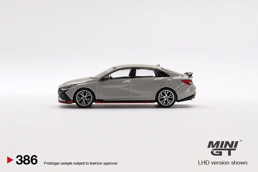 Mini Gt - Hyundai Elantra N Cyber Grey Metallic - Scala 1/64 MGT00386-L - Image 4