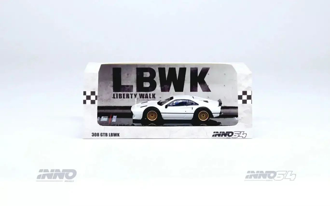 INNO64 - LBWK Ferrari 308 GTB - Scala 1/64 IN64-LBWK308-WHI - Image 4