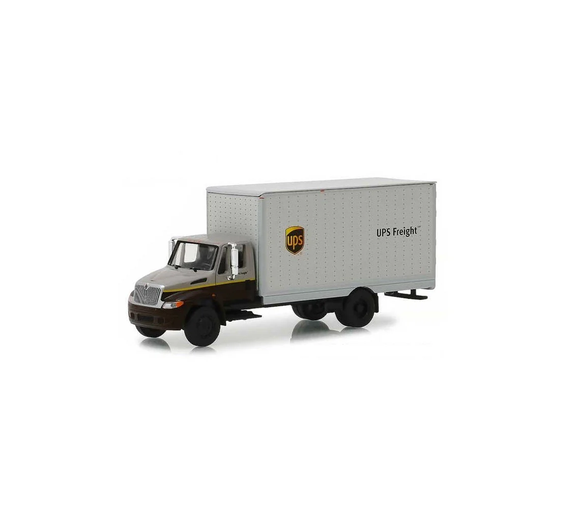 Greenlight Collectibles - International Durastar UPS Freight Box Van - Series HD Trucks - Scala 1/64 - Image 2