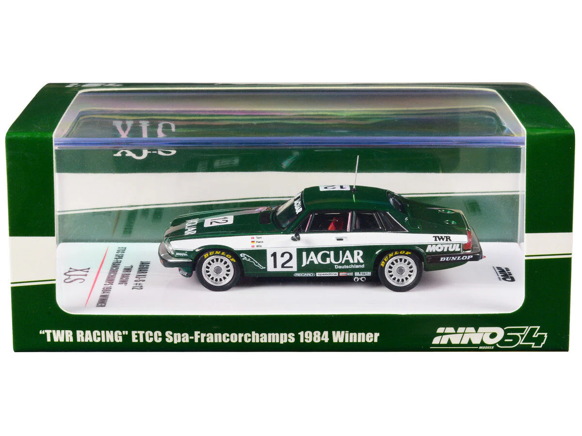 INNO64 - Jaguar XJ-S #12 "TWR RACING" ETCC Spa-Francorchamps 1984 Winner Heyer／Percy - Scala 1/64 IN64-XJS-TWR12 - Image 5