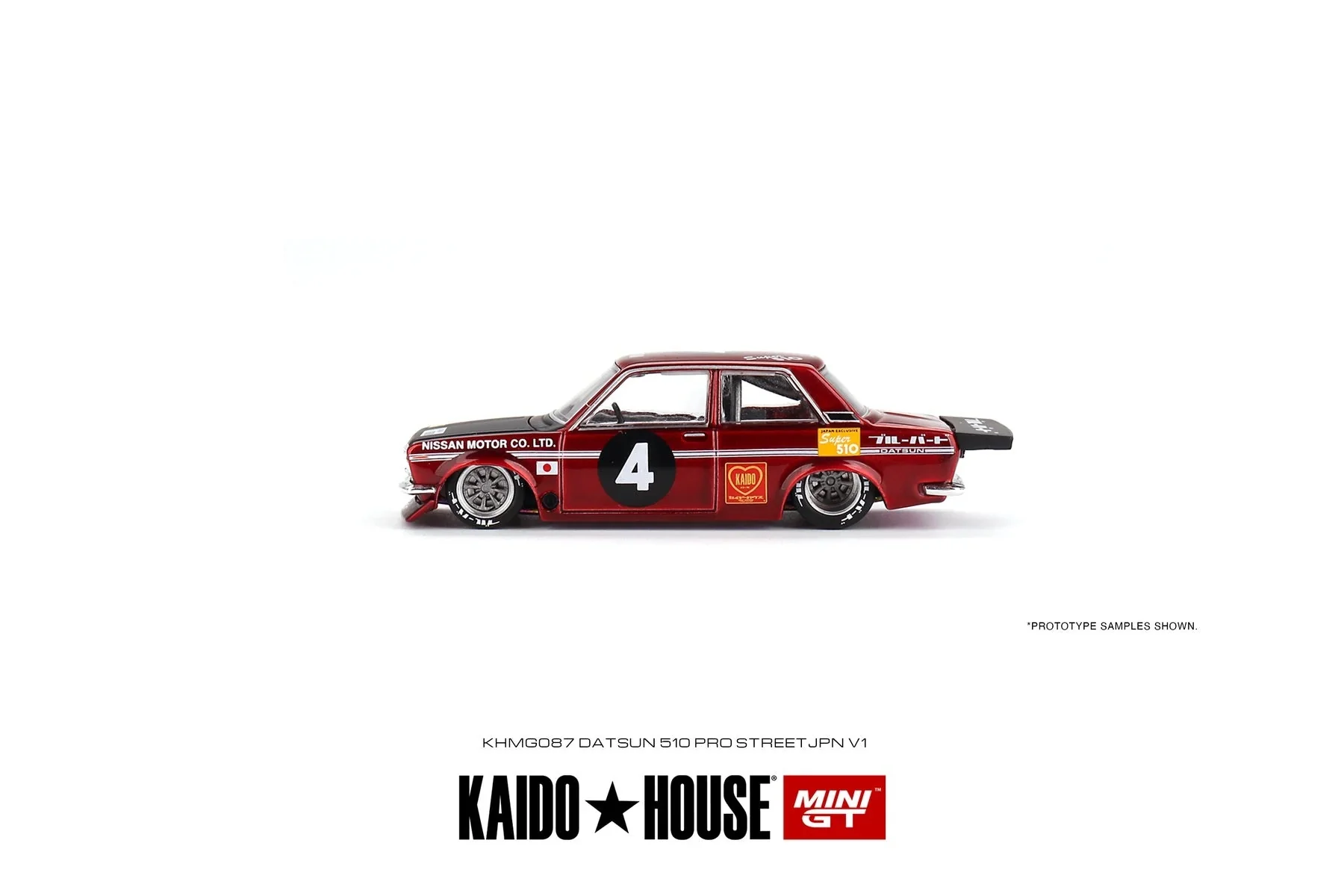 Mini GT - Datsun 510 Pro Street JPN V1 - KAIDO HOUSE - Scala 1/64 KHMG087 - Image 3