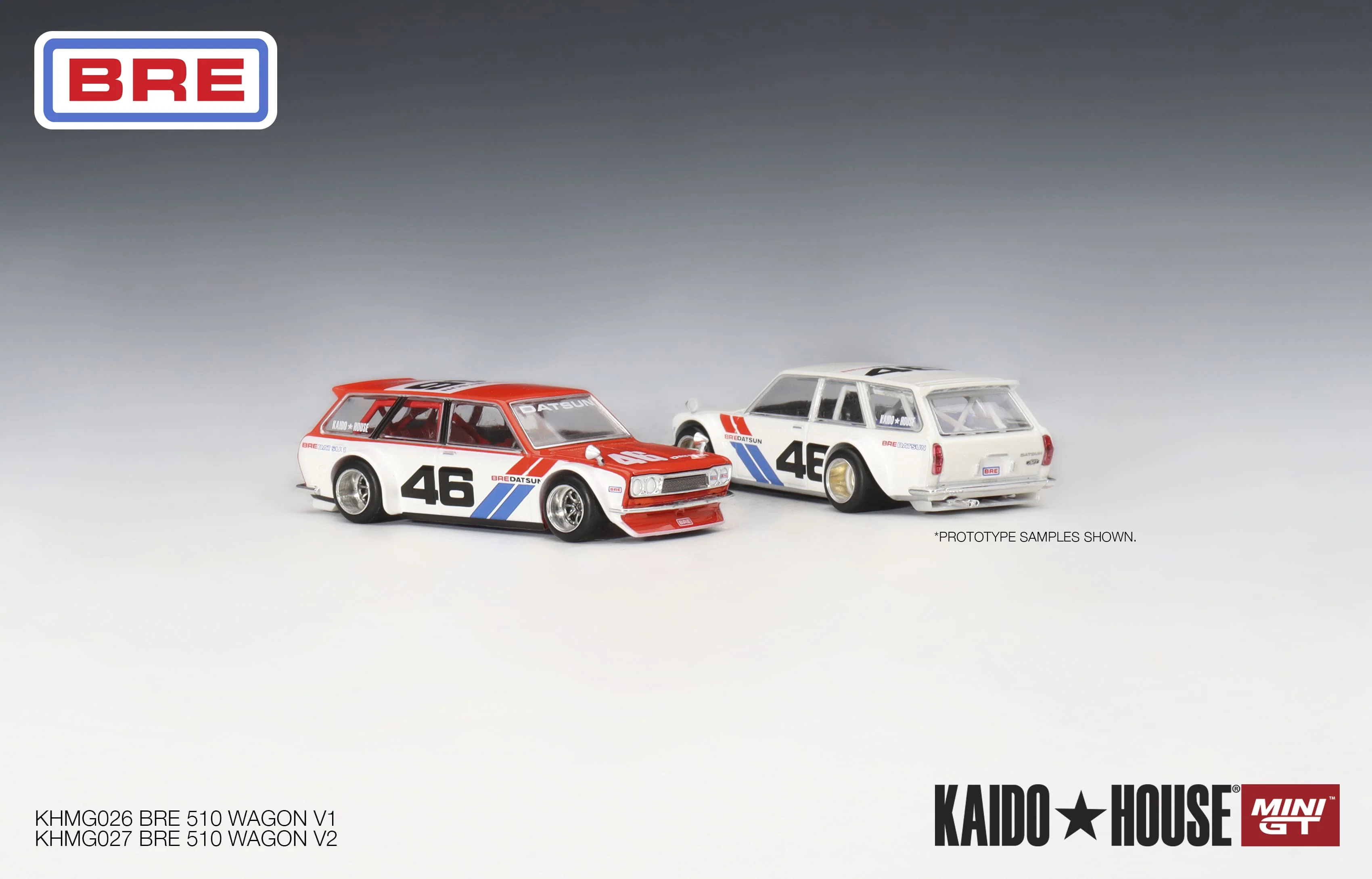 KAIDO HOUSE Mini GT - Datsun KAIDO 510 Wagon BRE V1 - Scala 1/64 KHMG026 - Image 2