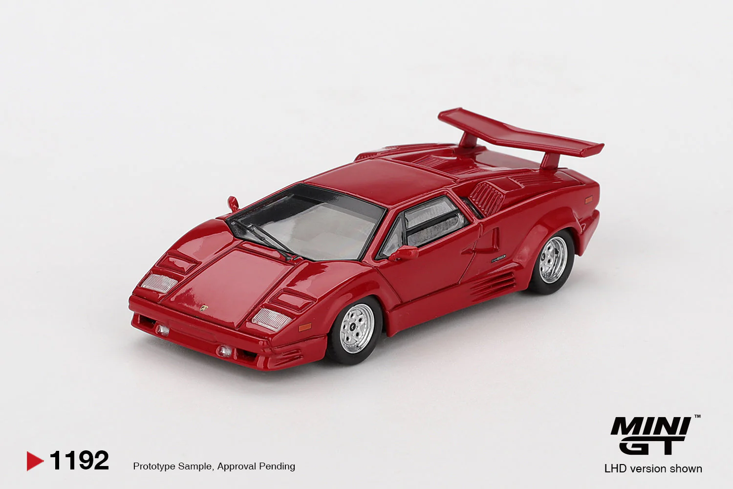 [PRE-ORDER] - Mini GT - Lamborghini Countach 25th Anniversary Red 1988 - Scala 1/64 MGT01192-L