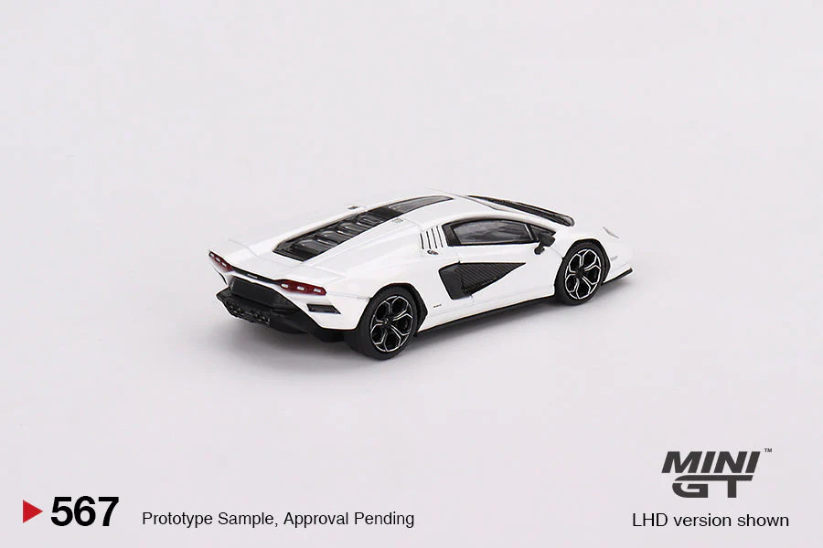 Mini GT - Lamborghini Countach LPI 800-4 Bianco Siderale LHD - Scala 1/64 MGT00567 - Image 3