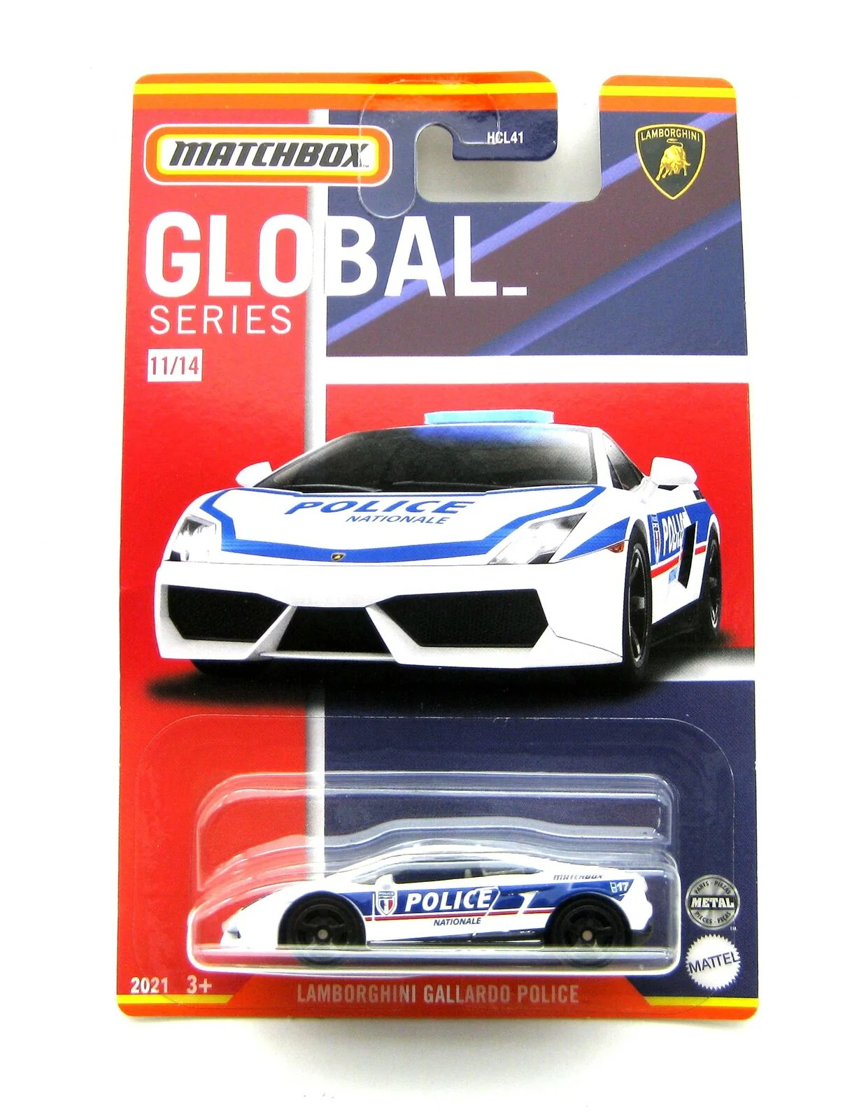 Matchbox - Lamborghini Gallardo Police Global Series - Matchbox - Scala 1/64 Circa