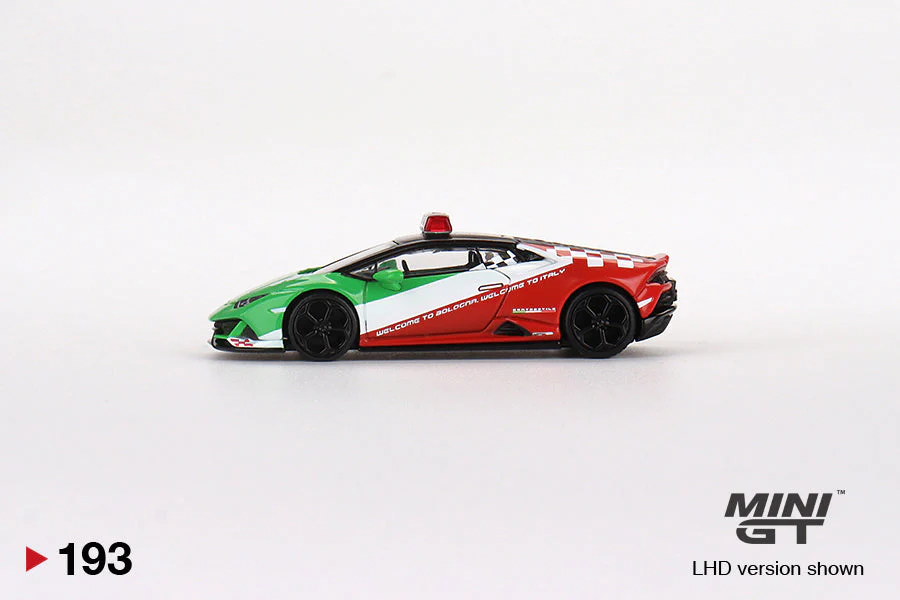 Mini GT - Lamborghini Huracán EVO Bologna Airport 2020 Follow-Me Car - Scala 1/64  MGT00193 - Image 3