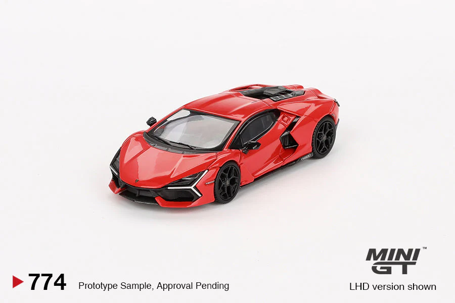 Mini GT - Lamborghini Revuelto Arancio Dac Lucido - Scala 1/64 MGT00774-L LHD