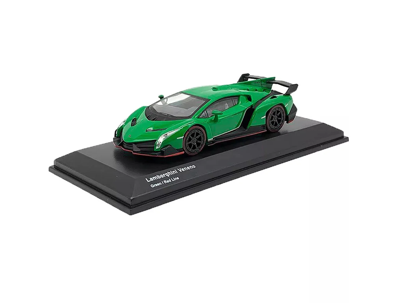 Kyosho - Lamborghini Veneno Green / Red Line (KS07040A2) - Scala 1/64 - Image 2
