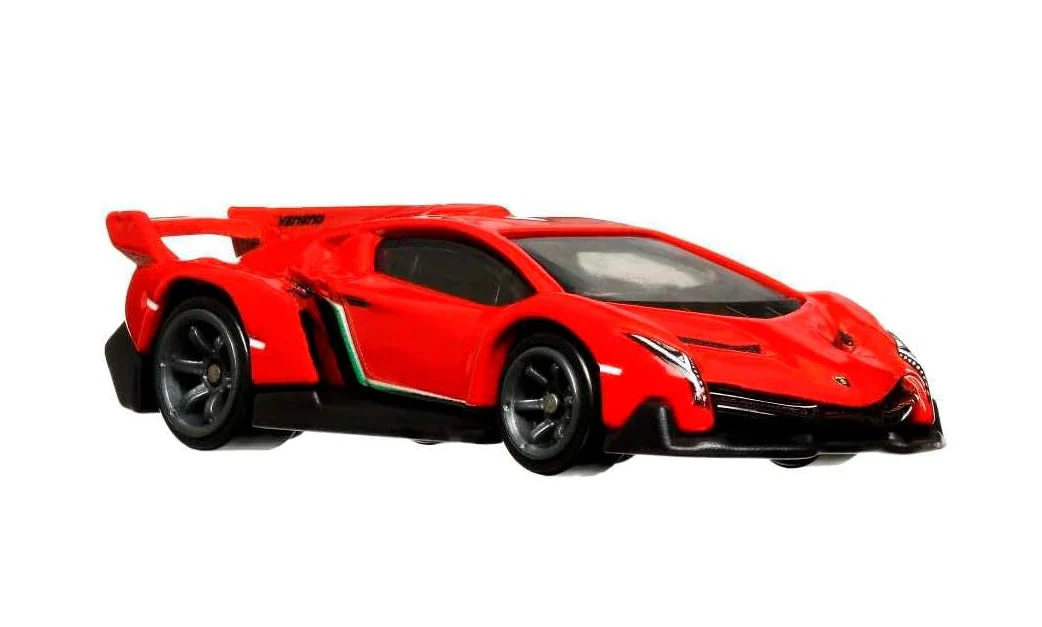 Hot Wheels Premium - Lamborghini Veneno Red Speed Machine - Scala 1/64 - Image 2