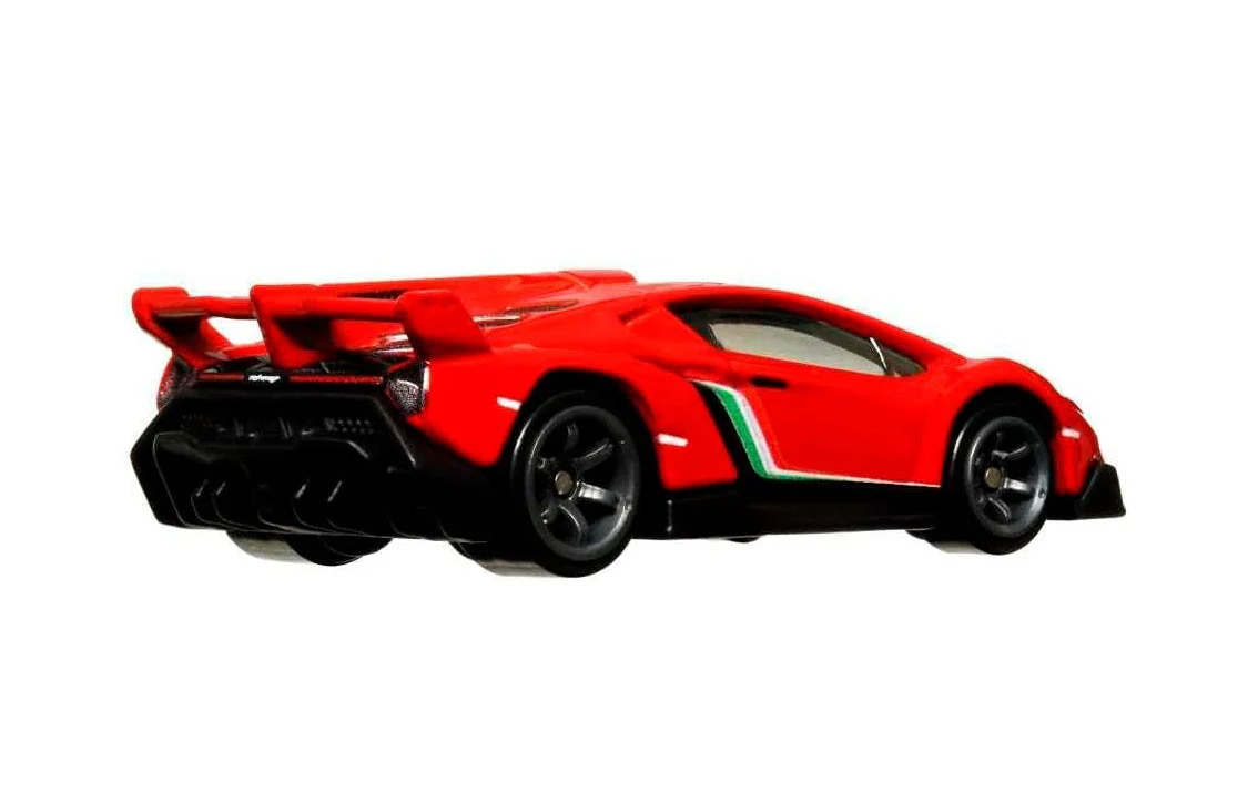 Hot Wheels Premium - Lamborghini Veneno Red Speed Machine - Scala 1/64 - Image 3