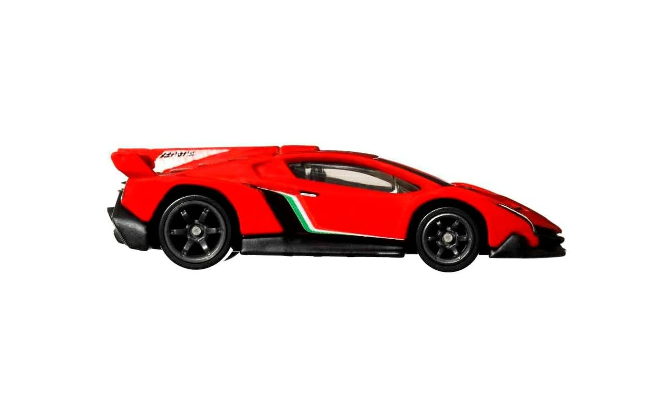 Hot Wheels Premium - Lamborghini Veneno Red Speed Machine - Scala 1/64 - Image 4