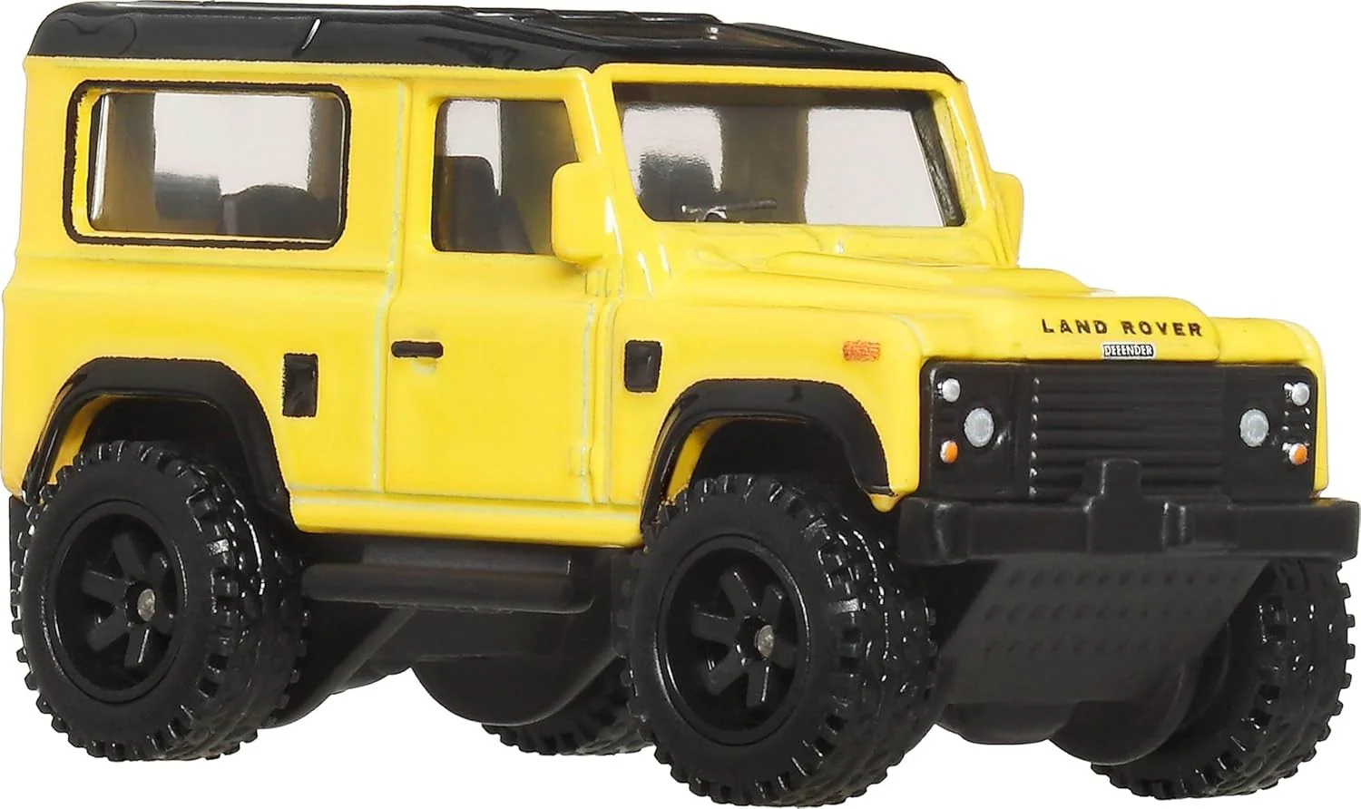 Hot Wheels Premium - Land Rover Defender 90 Yellow - Series Car Culture Off Road  - Scala 1/64 - Image 2