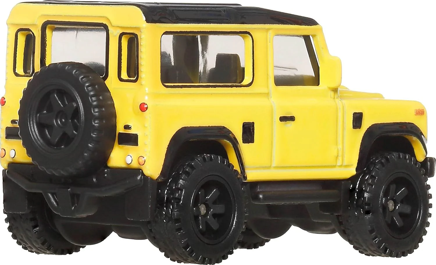 Hot Wheels Premium - Land Rover Defender 90 Yellow - Series Car Culture Off Road  - Scala 1/64 - Image 3