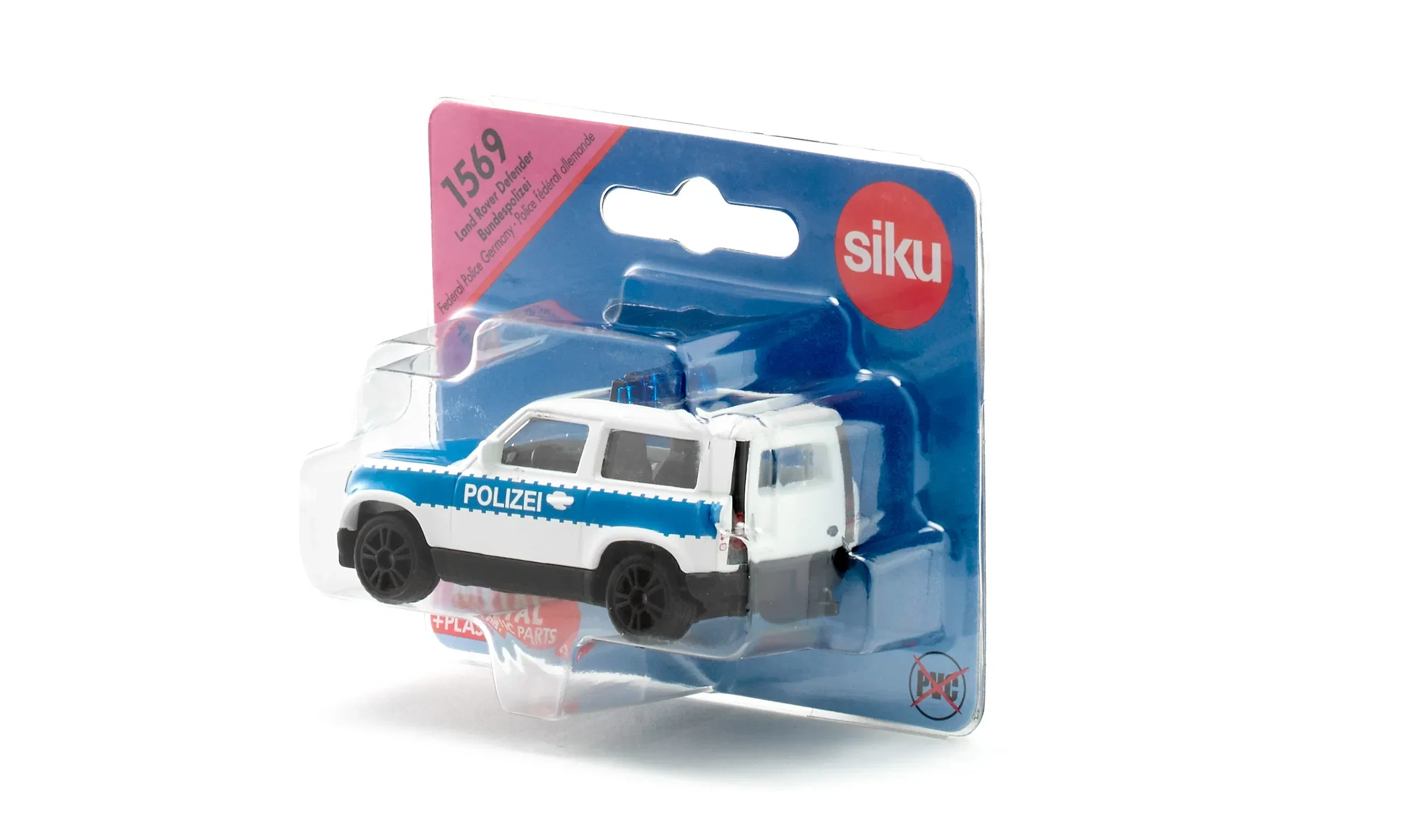 SIKU - Land Rover Defender German Federal Police 1569 - Scala 1/64 Circa - Image 3