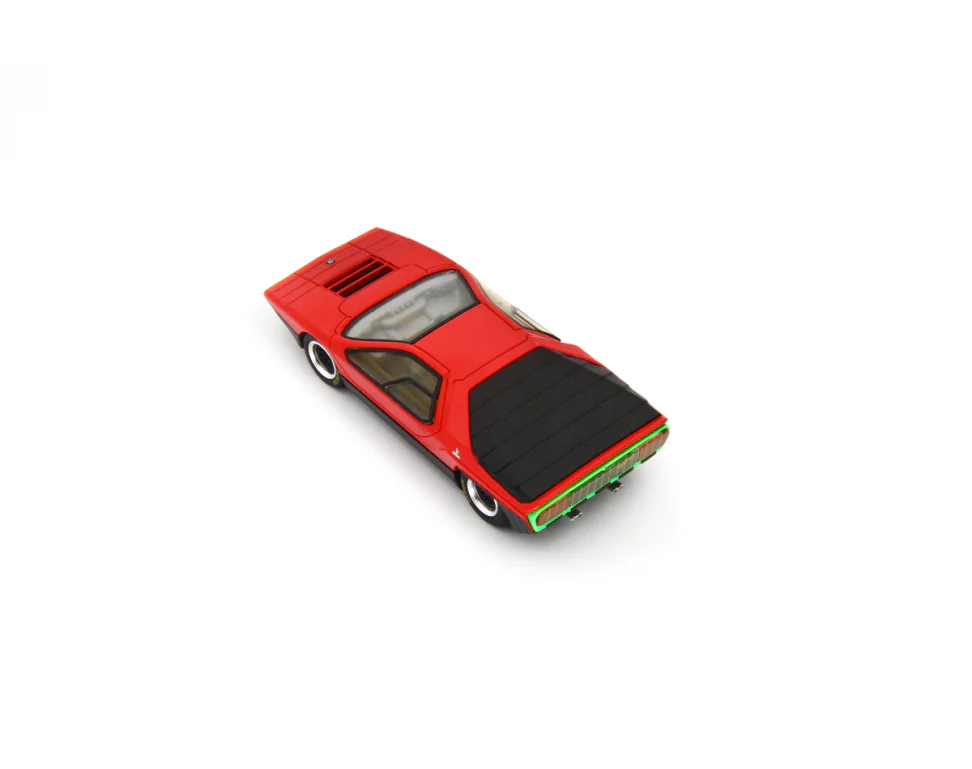 Laudoracing - 1968 Alfa Romeo 33 Bertone Carabo Rosso - Scala 1/64 - Image 4