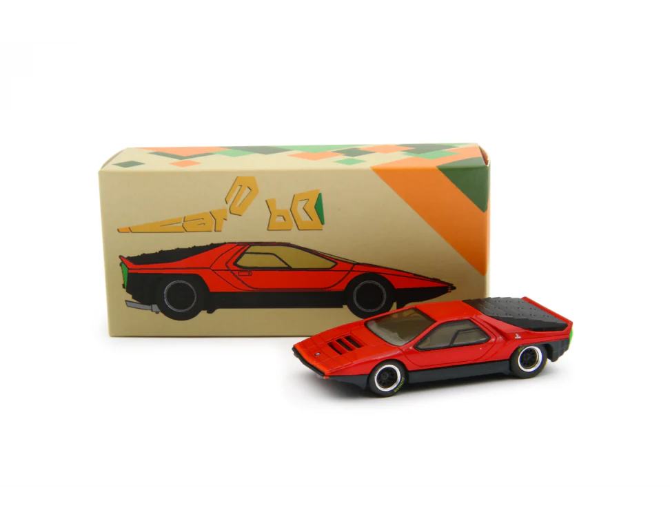 Laudoracing - 1968 Alfa Romeo 33 Bertone Carabo Rosso - Scala 1/64 - Image 7